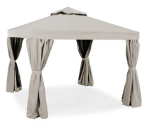 Hillerstorp, Luxor paviljong 300x300 cm sand aluminium