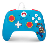 PowerA - Spelkontroll - kabelansluten - brick breaker Mario - för Nintendo Switch