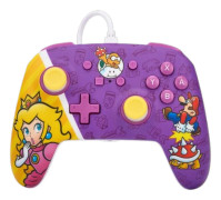 PowerA Enhanced Wired Controller -spelkontroll, Princess Peach Battle, Switch