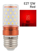 LED Majs Färgglada Glödlampor Majslampa RÖD E27 12W