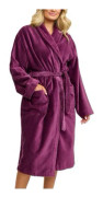 Damella Unisex Torekov Robe Plommon bomull X-Small Dam