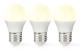 LED-lampa E27 | G45 | 4.9 W | 470 lm | 2700 K | Varm Vit | Matt | 3 st.