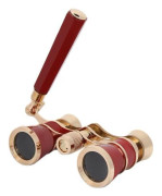 Teaterkikare 3X25 Röd