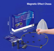Salongsspel Magnetiskt schackspel Magnetiskt brädspel Kul magnetiskt brädspel Pusselstrategispel Julgåva till barn