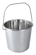 18-liters Hink i Rostfritt Stål med Handtag