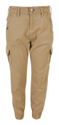 Urban Classics Kids UC Girls High Waist Cargo Pants Beige / 110/116 Byxor