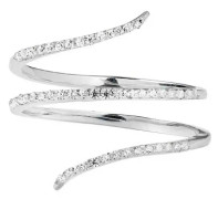 Syster P - Sparkle Wrap Ring Silver