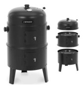 Rökgrill med termometer, 3 nivåer, 46,5 x 41 x 79 cm