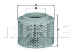Luftfilter MAHLE ORIGINAL LX 2808/1