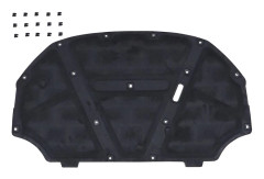 Ljuddämpning, motorrum - vw jetta iv - OE 5C6 863 831A, 5C6 863 831C, 5C6 863 831E