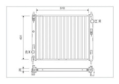 VALEO 701160 Kylare