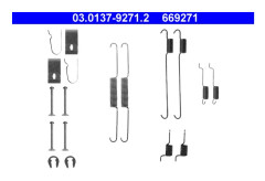 Tillbehörssats, bromsbackar, Bakaxel - daihatsu, subaru, suzuki
