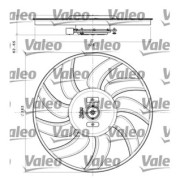 Fläkt, kylare - audi, porsche - OE 8K0959455AB, 8K0959455G, 8K0959455K