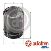 Kolv, bromsok, Bakaxel - audi, bmw, cupra, ford, ford usa, jaguar, land rover, seat, skoda, volvo, vw - OE 5317612, 5317613, 5G0615423B