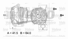Generator - alfa romeo, fiat, ford, lancia, opel, peugeot, subaru, suzuki, vauxhall - OE 1539099, 1571297, 46823547