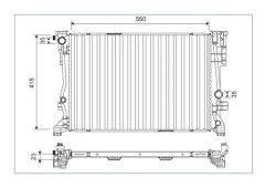 VALEO 701158 Kylare
