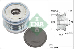 Frihjulskoppling, generator Ina 535 0343 10 - audi, cupra, seat, skoda, vw - OE 04L 903 021 B, 04L 903 021 C, 04L 903 021 D