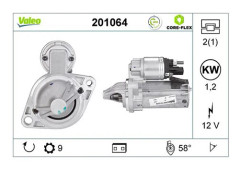 Startmotor VALEO 201064