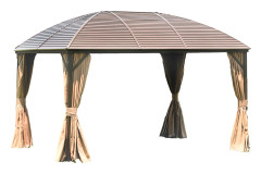 SUNSETIA Paviljong 400x300x194 cm Beige