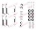 Quick Brake SPRINGS, BRAKE JAWS MITSUBISHI PAJERO 89-