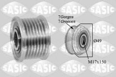 Frihjulskoppling, generator - dacia, fiat, mercedes-benz, nissan, opel, renault - OE 23151JG71B