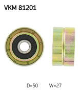 Styrrulle, kamrem Skf VKM 81201 - toyota - OE 13503-10011, 13503-10021
