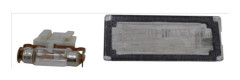 Belysning, registreringsskylt, Tvåsidig - citroën, fiat, peugeot - OE 0001307272070, 1307272070, 6350AX