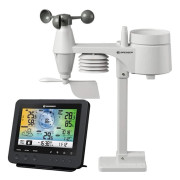 Svart trådlös väderstation - Meteorologiska instrument - 5 i 1 - Wi-Fi