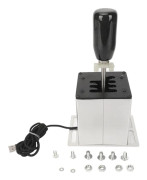 USB-simulatorväxel Pro 6+R USB-simulator H-växel för Logitech G29 G27 G25 G920 T300RS GT-rattar