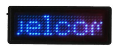 Programmerbar blå LED-bricka