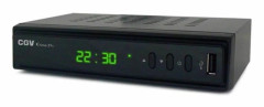 HD TNT-mottagare - CGV - ETIMO 2TC - Dubbel tuner - Webbradio - DVB-T2 HEVC 265