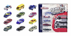 Majorette - Japan Bonus Series box set - 5 metallfordon - Tillbehör att skräddarsy - från 3 år och uppåt
