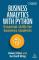 Business Analytics with Python