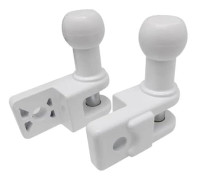 Awning bracket Micel TLD01 White 6,9 x 3,07 x 7,32 cm Handrail 2 Pieces