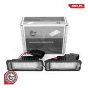 Belysning, registreringsskylt, Höger, Vänster - seat, skoda, vw - OE 1K8943021, 3D0943021A, 95863162000