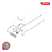 Varibelttrycksledning, klimatanläggning - fiat, nissan, opel, renault - OE 6000619794, 9249000Q0D, 924903875R
