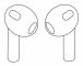 Apple AirPods - 3. generationen - äkta trådlösa hörlurar med mikrofon. - öronspets - Bluetooth - vit | Lightning laddningsfodral