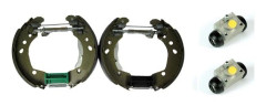 Bromsbackar, sats, Bakaxel - nissan, renault - OE 7701208358, 8201046949, 8201046953