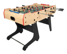 DEVESSPORT hopfällbar fotboll - Brun - MDF - Vuxen - 122 x 60,5 x 82 cm