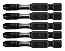 NEO Screwdriver bit (S2 impact bits, 50 mm, PZ3 - 5 pcs.)