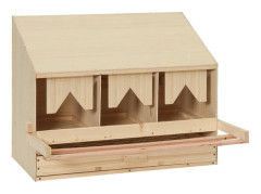 Värprede 3 fack 72x33x54 cm massiv furu