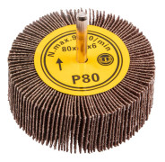 Graphite Abrasive mop (mounted point mop, 80 x 30 mm, K80)