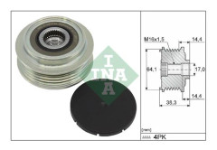 Frihjulskoppling, generator - mercedes-benz - OE 000 906 11 07, 000 906 12 07, 000 906 17 05