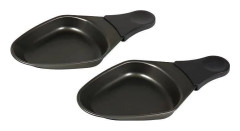 Set med 2 ovala koppar - TEFAL - Accessimo Raclette - Non-stick beläggning - Blå