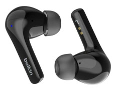Belkin SoundForm Motion - True wireless-hörlurar med mikrofon - inuti örat - Bluetooth - aktiv brusradering - ljudisolerande - svart