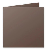 Fäll karta 210g - CLAIREFONTAINE - Pollen - 135x135mm - Mörk taupe - Paket med 25