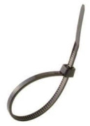 GENERISK - Halsband 100x2.5mm svart 100 stycken - PROFIL