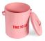 Matautomat - Fisura - Rosa matbehållare. Metall. Kapacitet 5 kg.