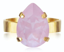 Caroline Svedbom - Mini Drop Ring Gold Soft Pink