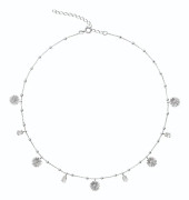 Caroline Svedbom - Daisy Multi Necklace Rhodium Crystal